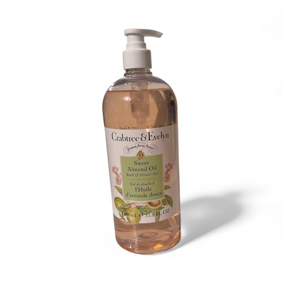 Crabtree & Evelyn Sweet Almond Oil Bath & Shower Gel – 33.8 oz – New - Picture 1 of 1